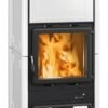 Nordica FEDORA Poêle à bois air chaud convection naturelle 8 kw - revêtement en majolique bianco infinity