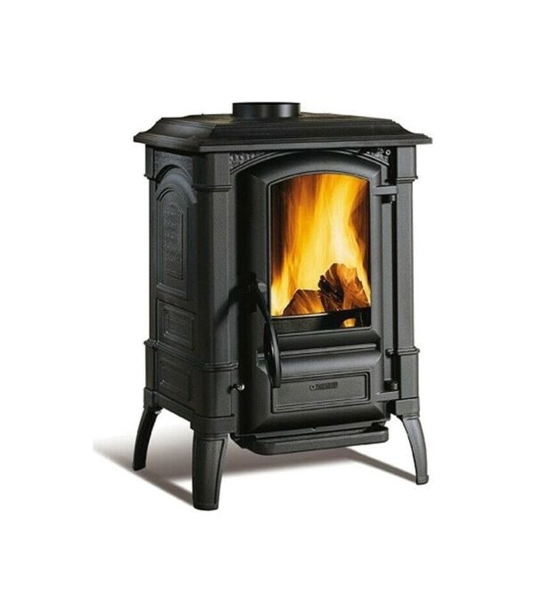 523740 Nordica GIULIETTA X 4.0 Poêle à bois en fonte 6,5 kw - 186 m³ chauffables - noir anthracite - entièrement en fonte émaillée