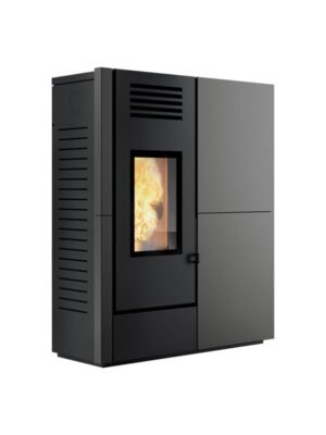 525081 Caminetti Montegrappa AW18 EVO Suono Poêle à granulés pour chauffer l'eau 18 kw - revêtement acier moka