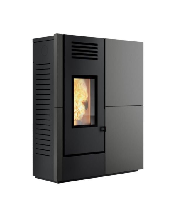 525081 Caminetti Montegrappa AW18 EVO Suono Poêle à granulés pour chauffer l'eau 18 kw - revêtement acier moka