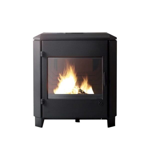 525211 Caminetti Montegrappa DESIRÉE Poêle à bois à air chaud à convection naturelle 8 kw - structure fonte gris anthracite
