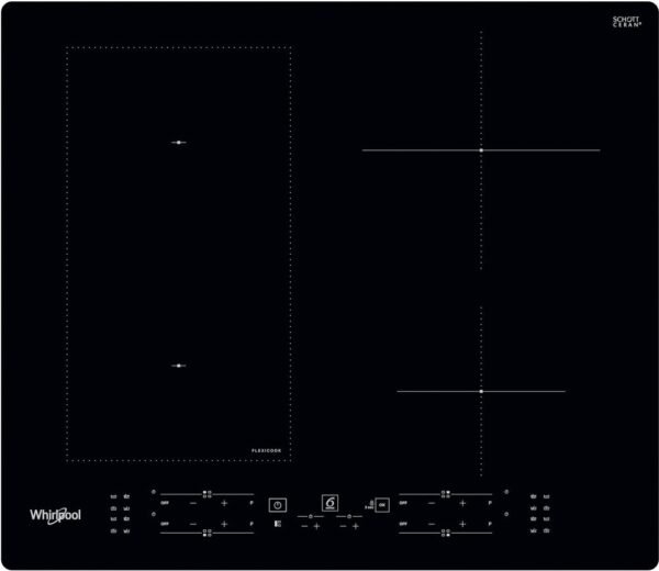 529512 Whirlpool WL B8160 NE Table de cuisson à induction cm. 59 - verre céramique noir
