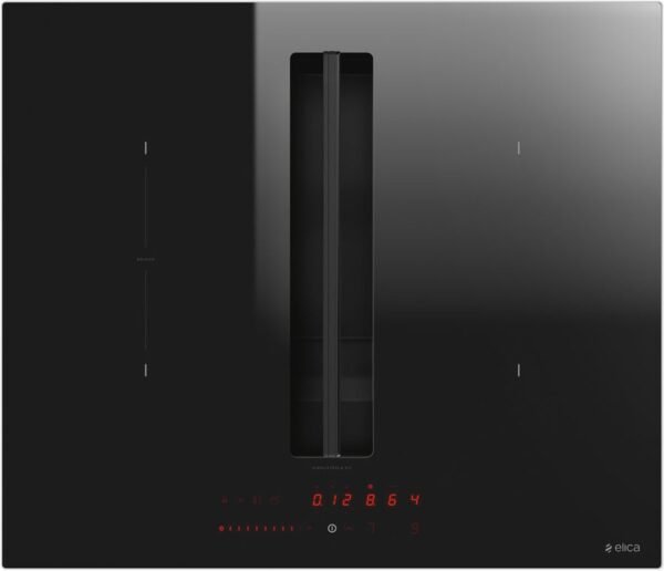 532193-1 Elica NIKOLATESLA FIT BL/A/60 Table de cuisson à induction avec hotte intégrée cm. 60 - vitrocéramique noire