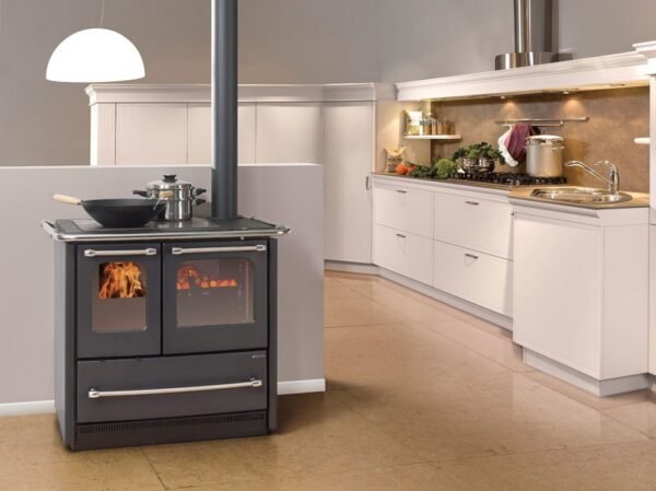 538097-1 Nordica SOVRANA EASY EVO 2.0 Poêle à bois 7,5 kw - chauffé 215 m³ - noir anthracite