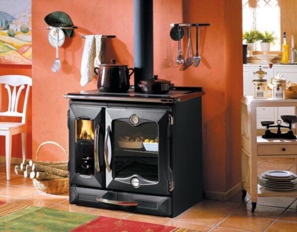 538101-1 Nordica SUPREMA 4.0 Poêle à bois 9,0 kw - chauffable 258 m³ - noir