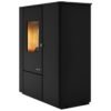 578654-2 Eva Calòr VALE Poêle à granulés hermétique slim - 7 kw - 160 m³ chauffable - noir