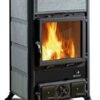 Nordica ROSSELLA R1 BII Poêle à bois air chaud convection naturelle 9 kw - pierre naturelle revêtement en pierre naturelle