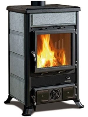 58463 Nordica ROSSELLA R1 BII Poêle à bois air chaud convection naturelle 9 kw - pierre naturelle revêtement en pierre naturelle