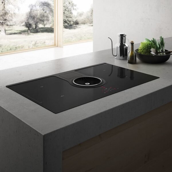97405-13 Elica NIKOLATESLA ONE BL/A/83 Plaque à induction avec hotte aspirante intégrée cm. 80 - vitrocéramique noire