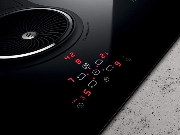 97405-14 Elica NIKOLATESLA ONE BL/A/83 Plaque à induction avec hotte aspirante intégrée cm. 80 - vitrocéramique noire