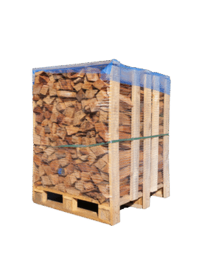 Palette de 1st de bois de chauffage sec séchoirs – prêt à l’emploi – mélange feuillus